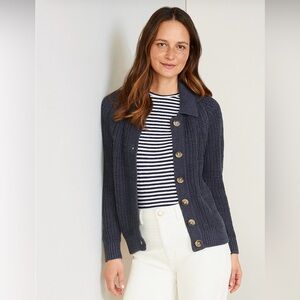 Garnet Hill Cardigan Organic cotton/Linen